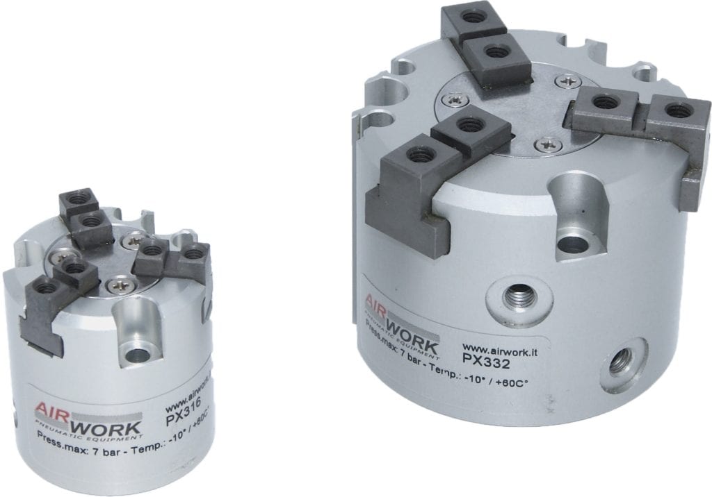 New pneumatic grippers