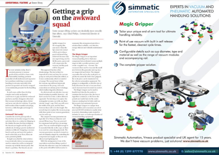 Blog - Page 11 Of 22 - Simmatic | Vacuum & Pneumatic Automation ...