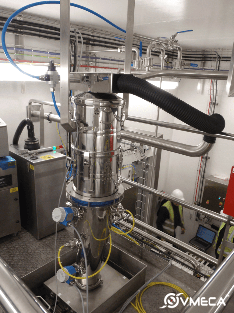 Nitrogen fed Vacuum Conveyor for Nestle Azera