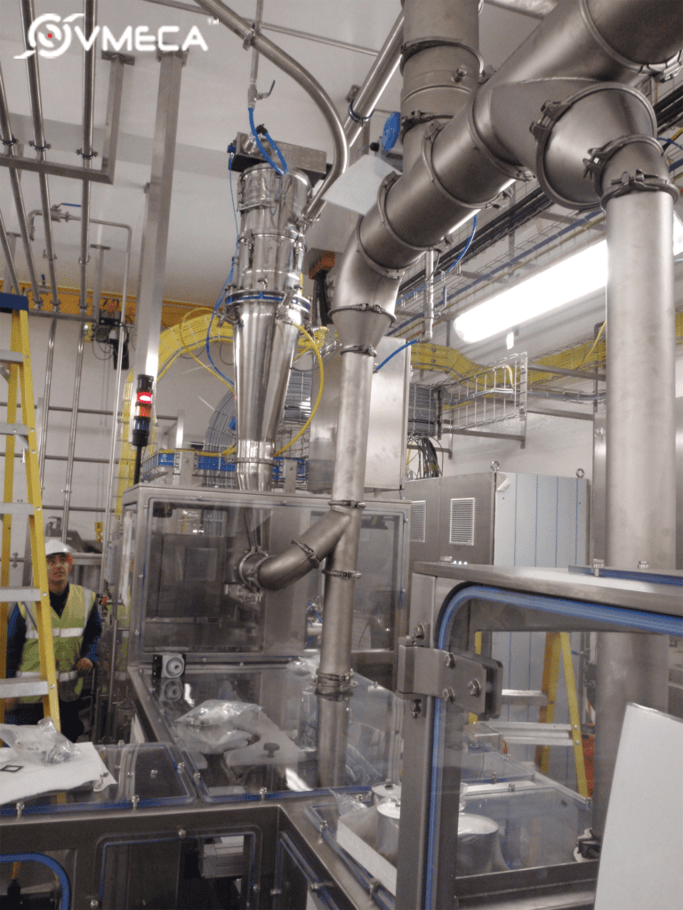 Nitrogen fed Vacuum Conveyor for Nestle Azera