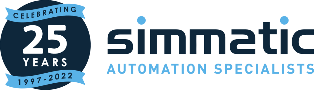 Simmatic 25th logo