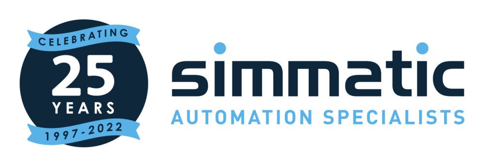 Simmatic 25th logo
