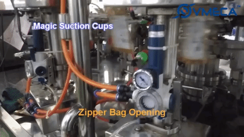 VMECA’s zipper bag opening vacuum solution